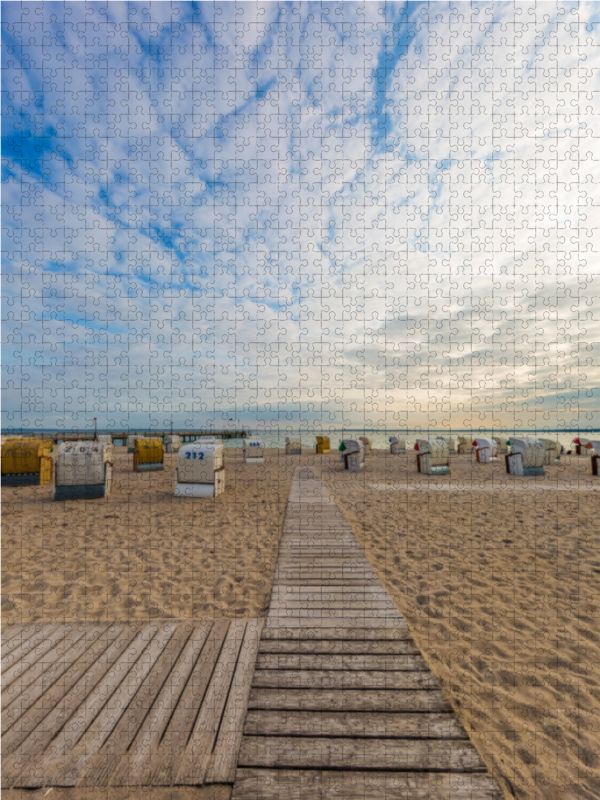 PELZERHAKEN Abendatmosphäre am Strand