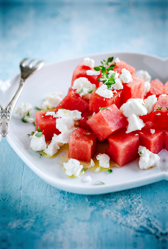 Wassermelonen-Feta Salat