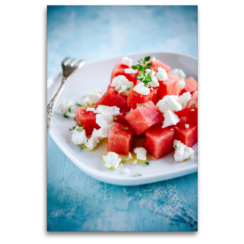 Wassermelonen-Feta Salat