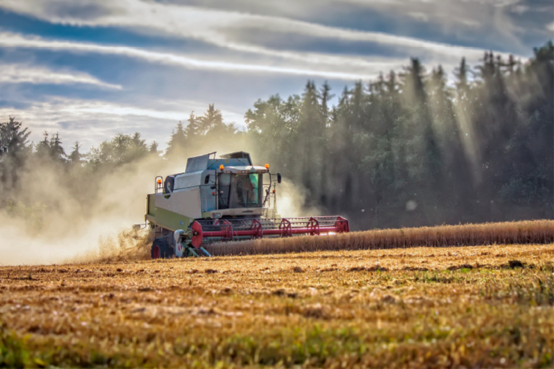 Giganten in der Landwirtschaft - Mähdrescher