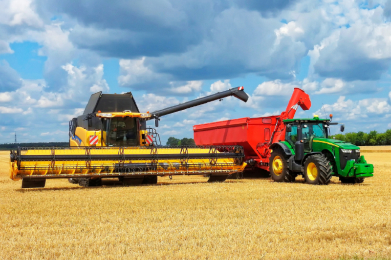 Giganten in der Landwirtschaft - Mähdrescher