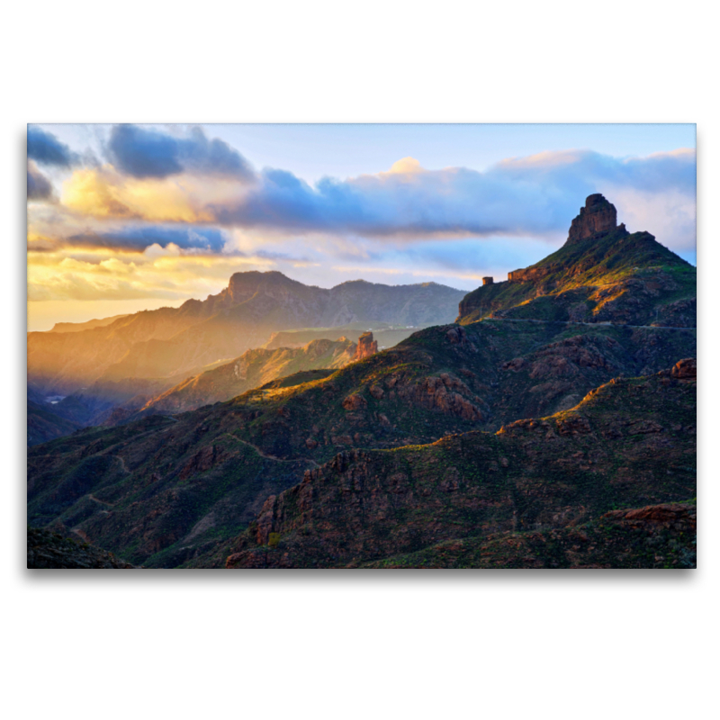 Berglandschaft im Sonnenuntergang (Gran Canaria)