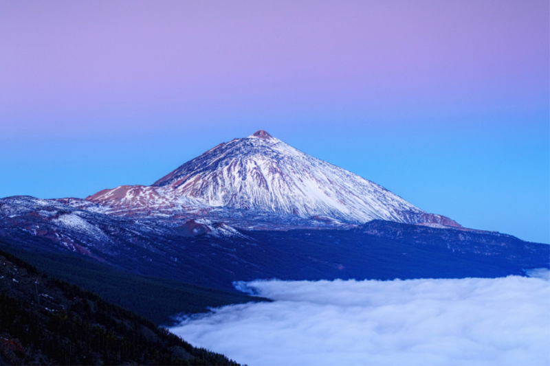 Teide Vulkan in der blauen Stunde (Teneriffa)