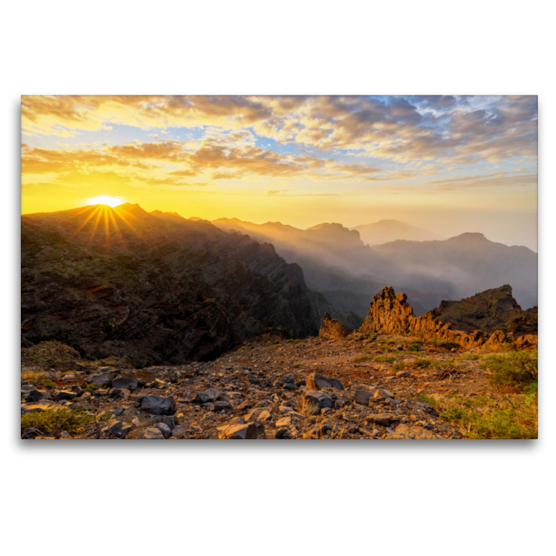 Sonnenaufgang über der Caldera de Taburiente (La Palma)