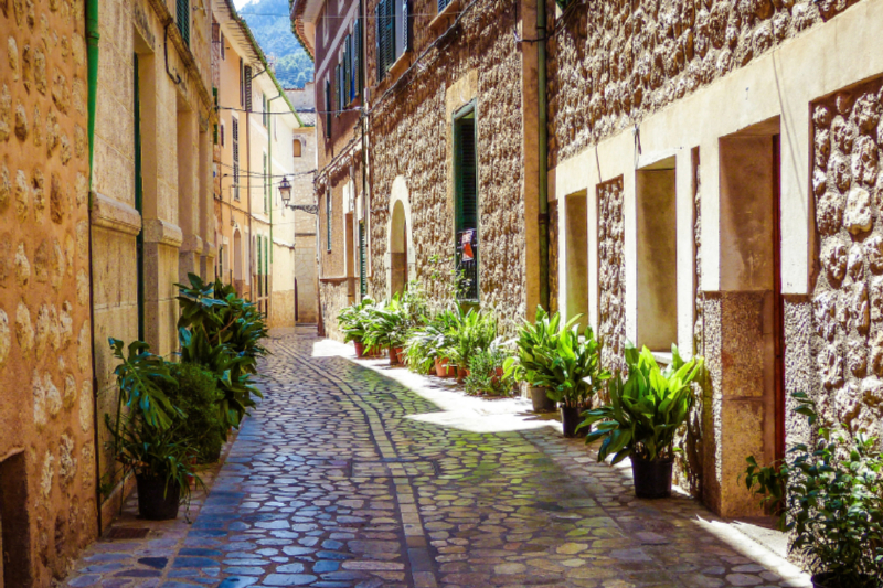 Eine Gasse in Sóller