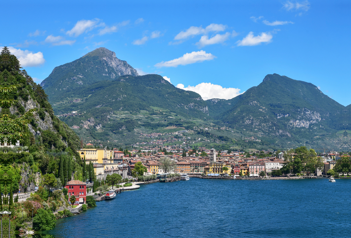 Blick auf Riva del Garda