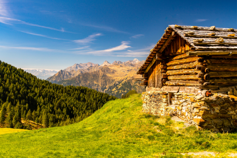 Zwichen Hintereggeralm und Mahdalm am Hirzer