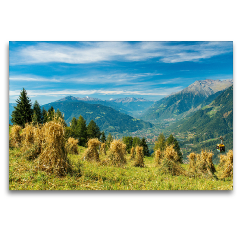 Taseralm mit Blick auf Meran und Texelgruppe