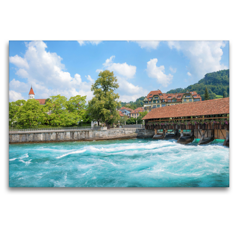 Obere Schleuse an der Aare in Thun