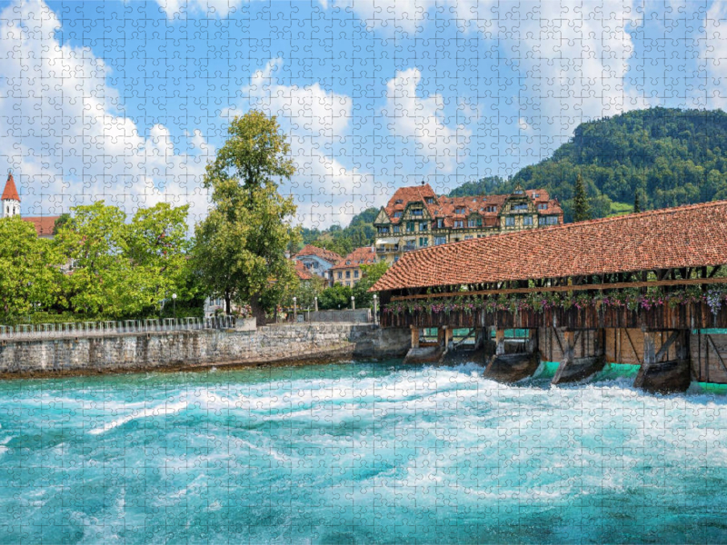Obere Schleuse an der Aare in Thun