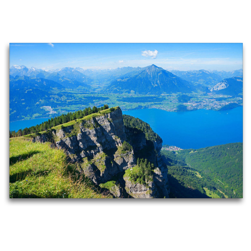 Blick vom Niederhorn auf den Thunersee