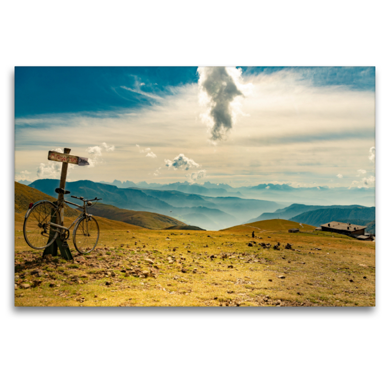 Dolomitenblick von der Bergstation Mittagerhütte (Meran 2000)