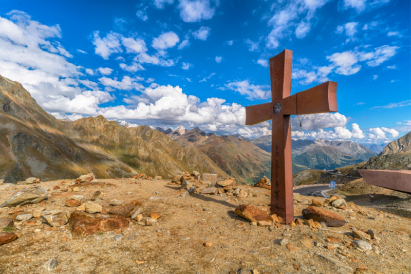 Ein Motiv aus dem Kalender Route 44 Timmelsjoch Südtirol