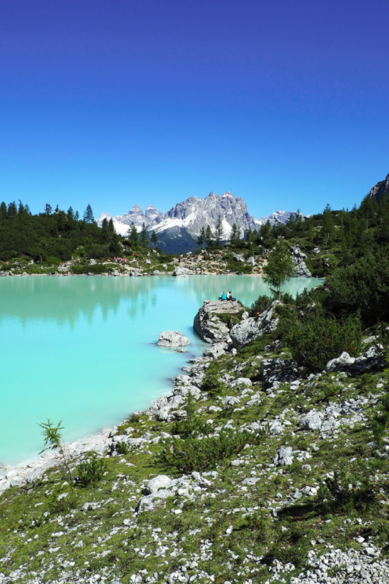 Lago di Sorapis, Cortina d'Ampezzo, Italien