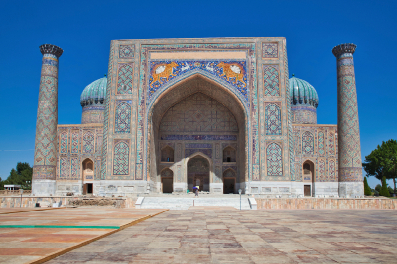 Sherdor Medrese im Registan in Samarkand