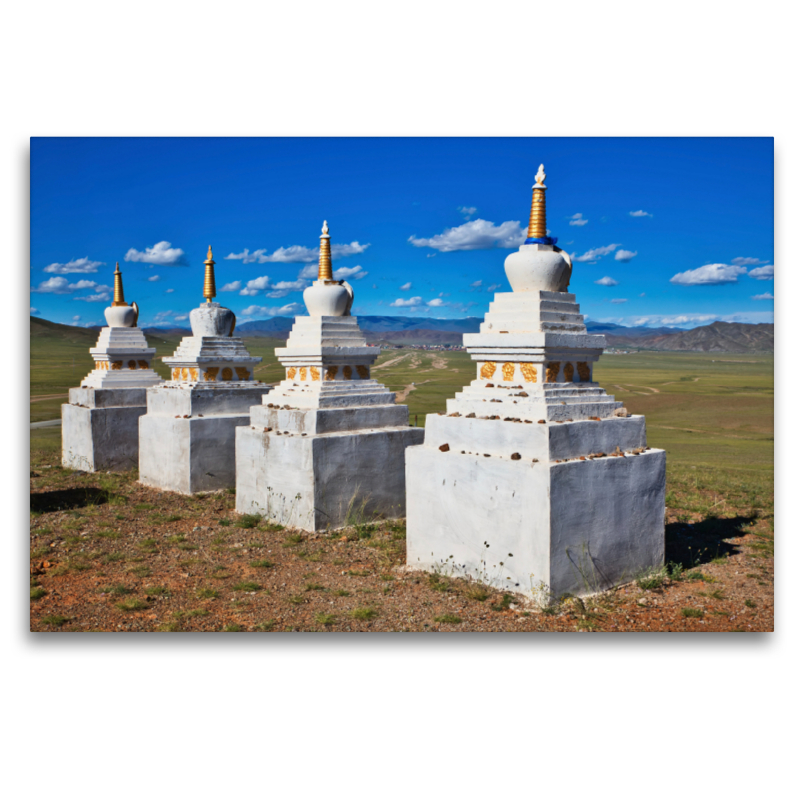 Stupas in der Steppe