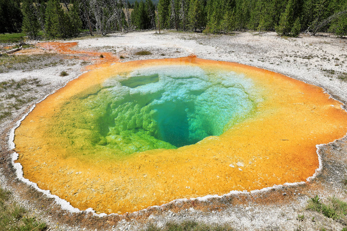 Morning Glory Pool im Upper Geyser Basin.