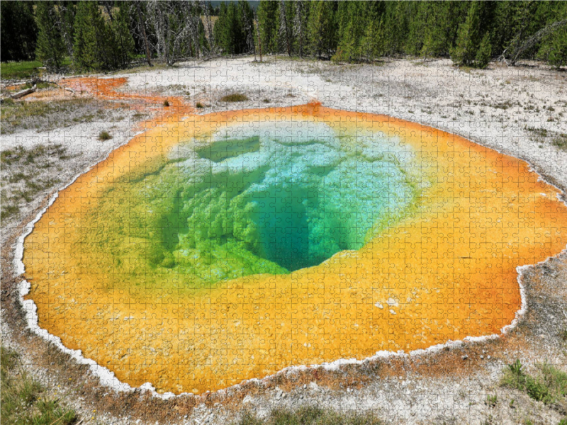 Morning Glory Pool im Upper Geyser Basin.