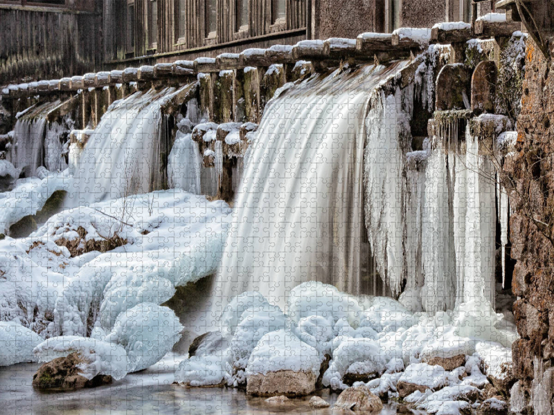 Eiskunst beim Sensenwerk Roßleithen