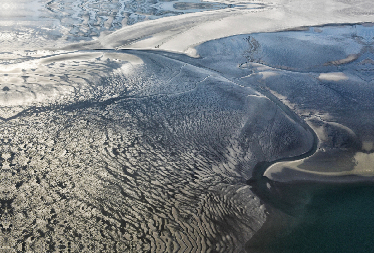 Der Nationalpark Wattenmeer, eine einmalige Luftaufnahme