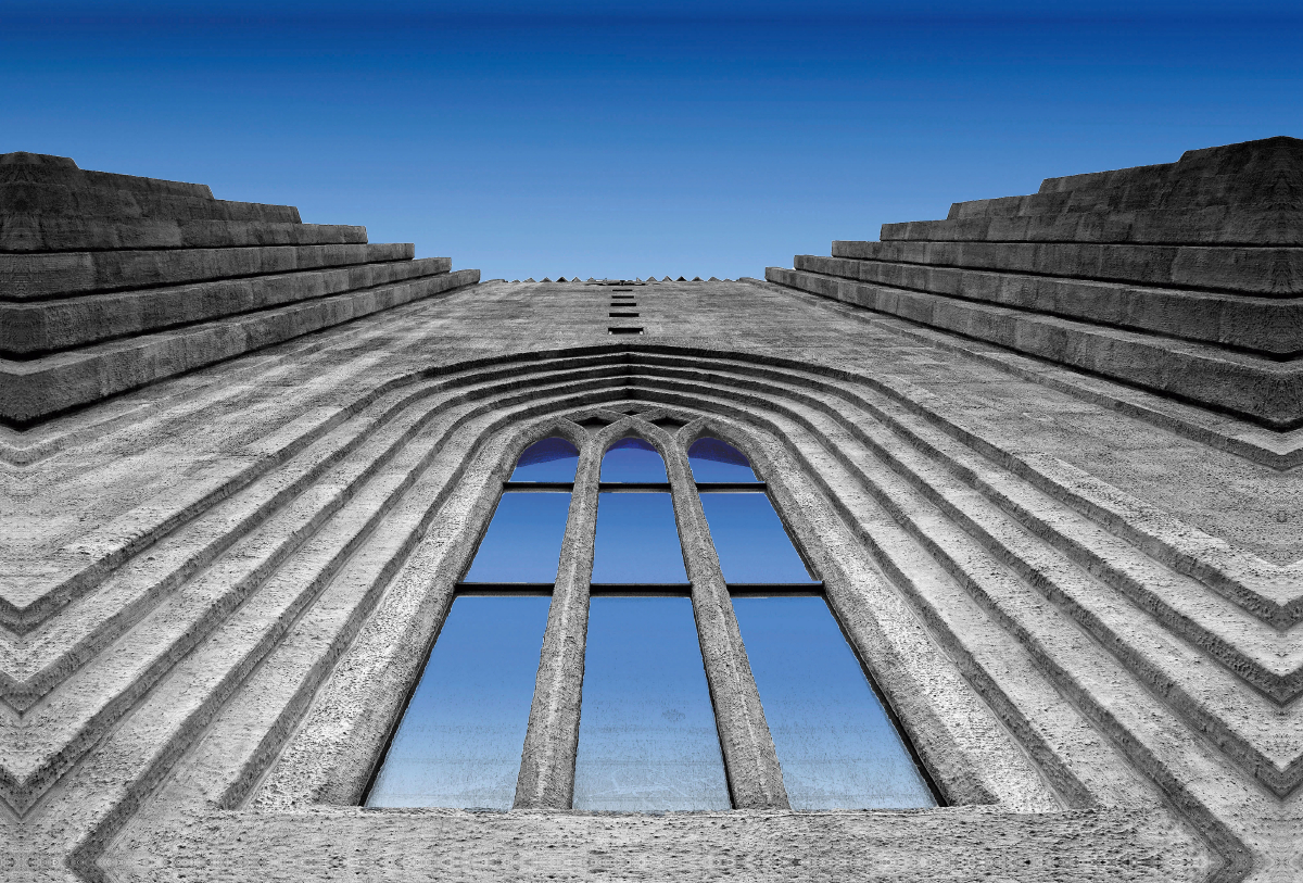 Das Kirchenfenster, ein Blick in den Himmel