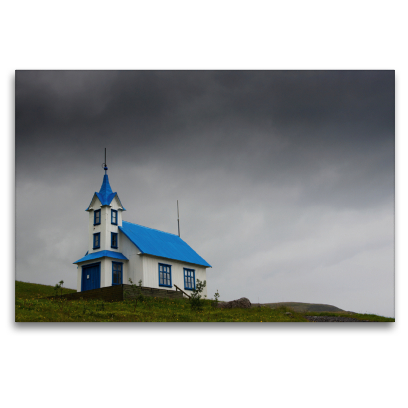 Blau wie der Himmel. Die Kirche von Stödvarfjördur, Island