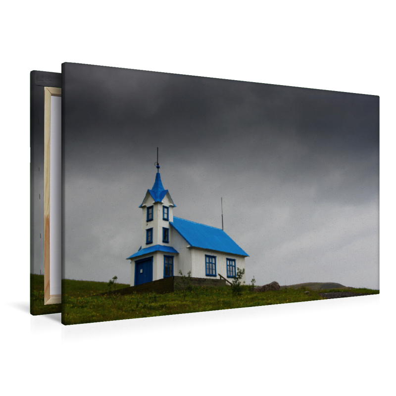 Blau wie der Himmel. Die Kirche von Stödvarfjördur, Island