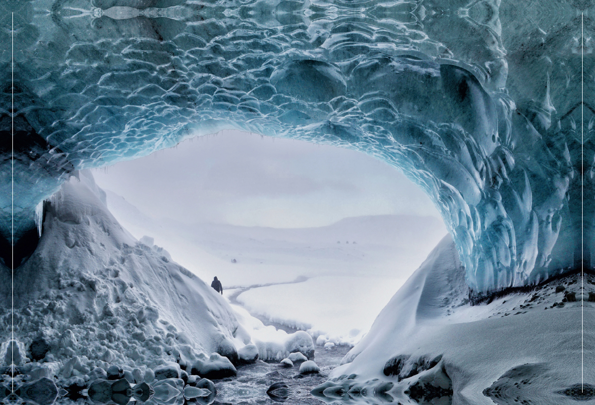 Der Gletschertunnel Gigjökull auf Island