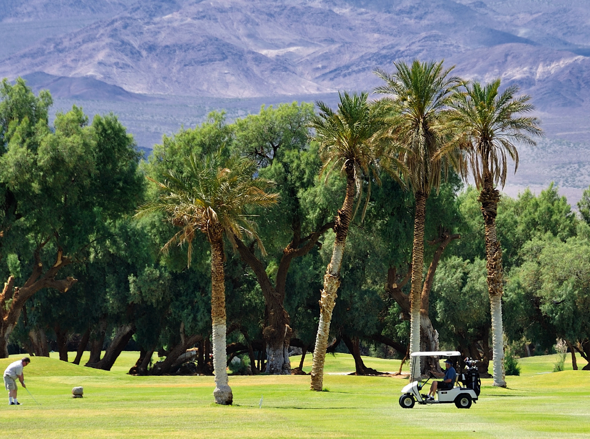 Golfen im Death Valley