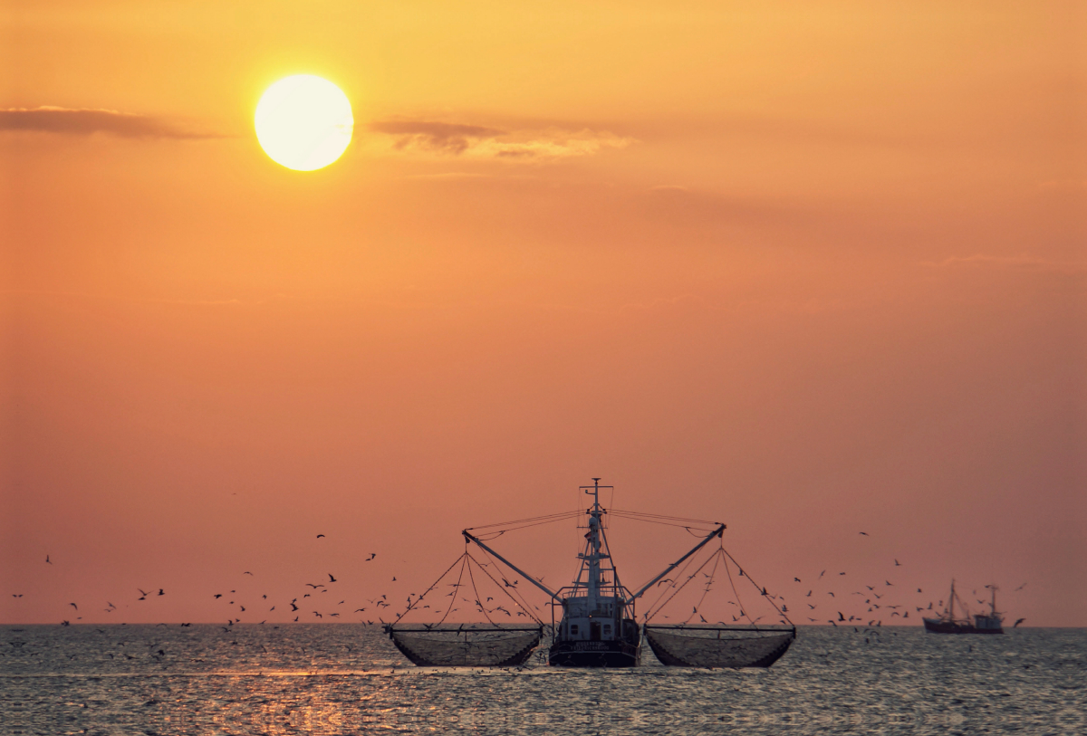 Sonnenuntergang an der Nordsee