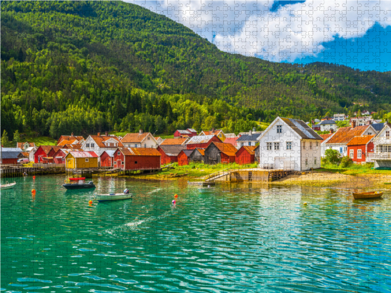 Solvorn, Dorf am Sognefjord