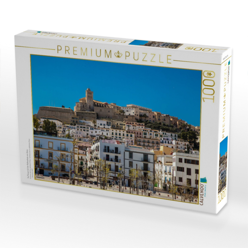 Sa Penya mit der Kathedrale von Ibiza