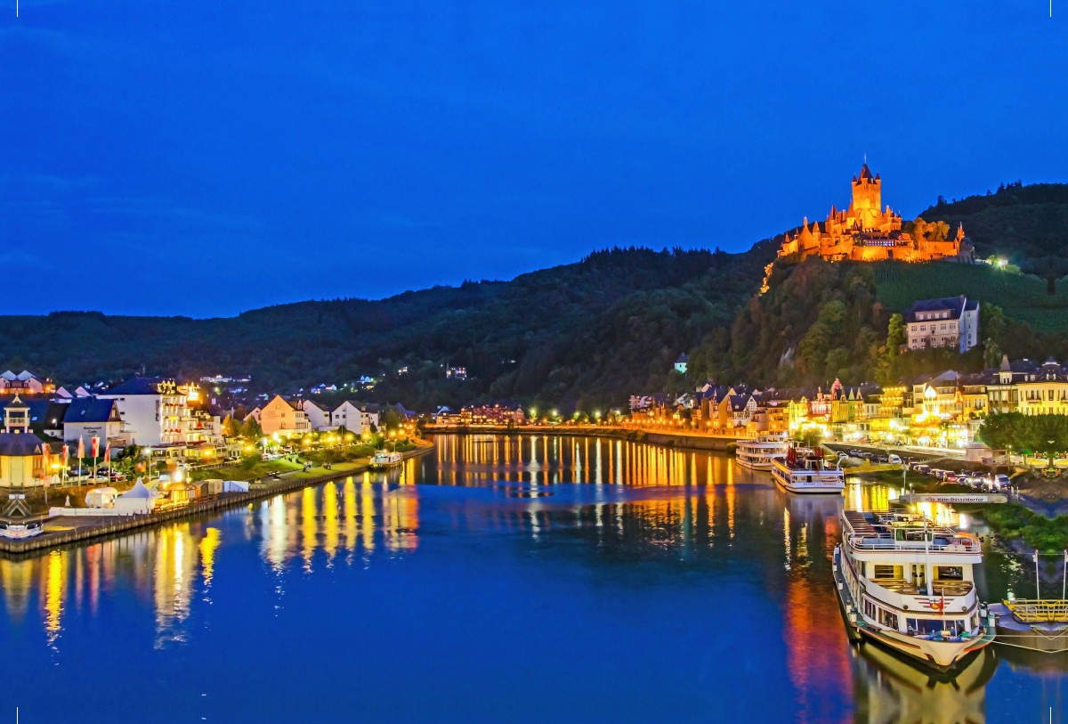 Cochem bei Nacht