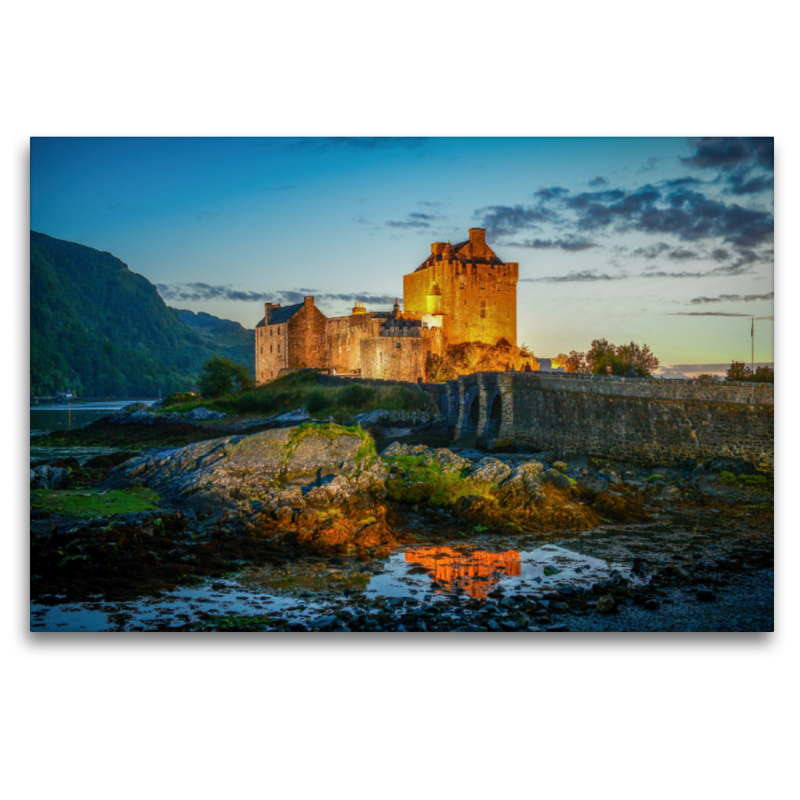 Eilean Donan Castle am Abend