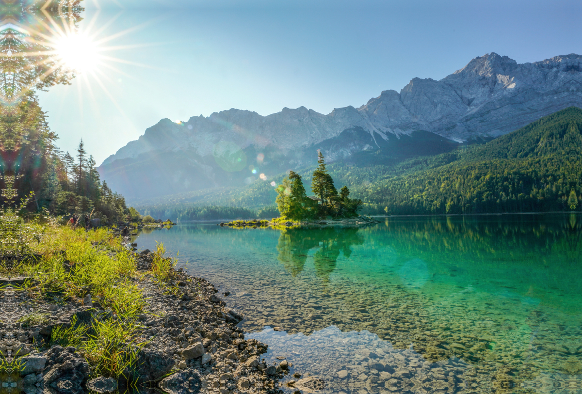 Ein Motiv aus dem Kalender Alpen und Seen Eibsee