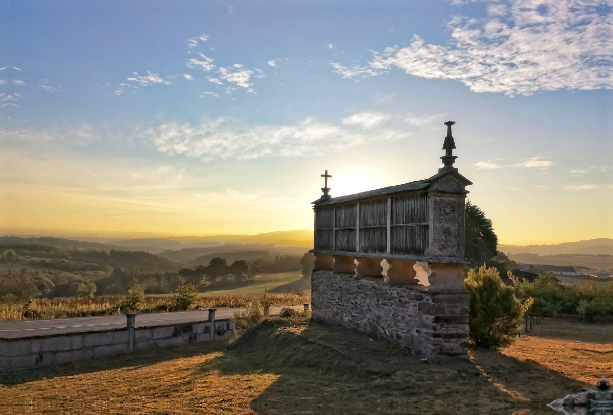 Jakobsweg, Camino Francés, Hórreo en Toxibo