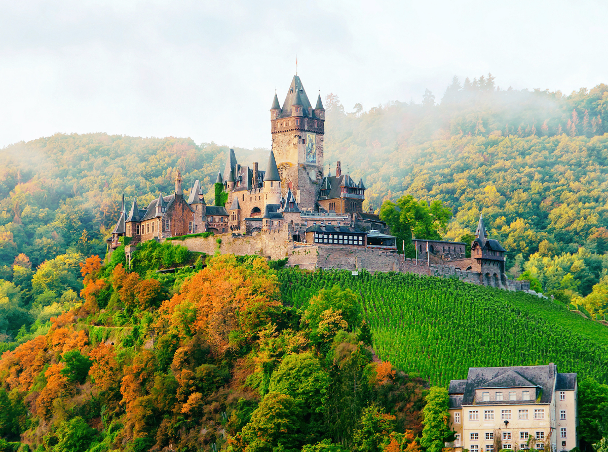 Panoramablick auf die Reichsburg