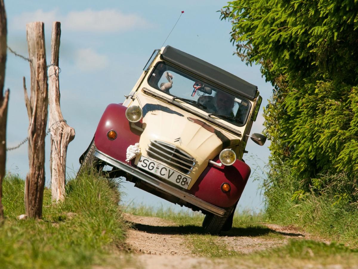 Die Ente ist sicher - Fahrspaß mit 2 CV Dolly