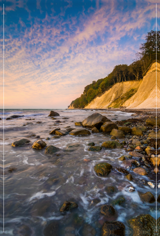 Kreideküste auf Insel Rügen