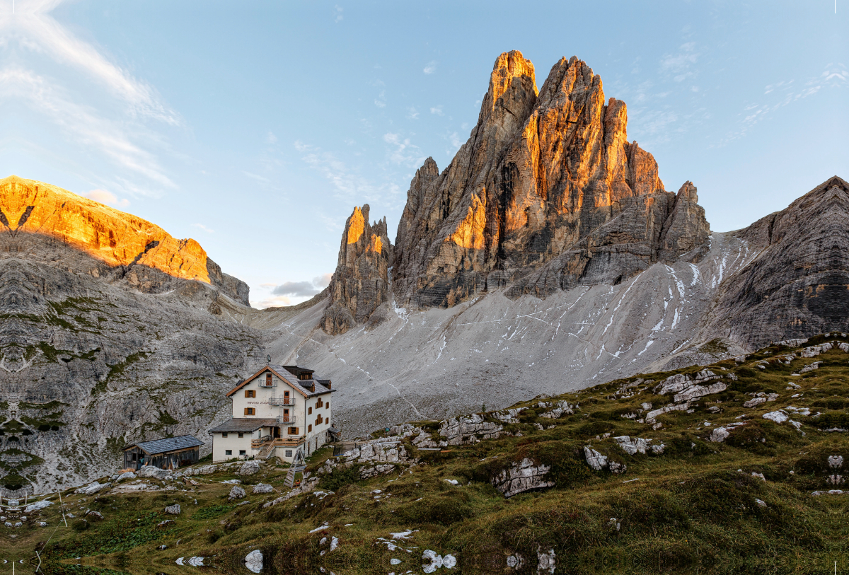 Zsigmondy-Hütte (2.224m), Italien