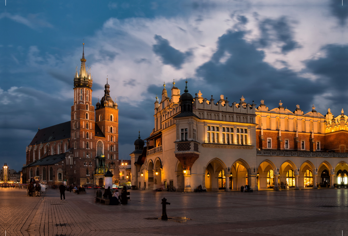 Marktplatz in Krakau