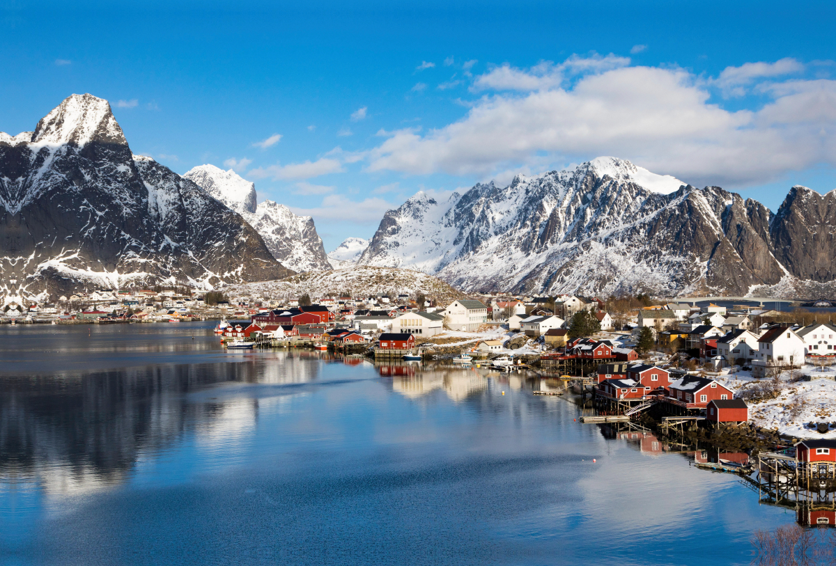 Ein Motiv aus dem Kalender Lofoten - Winterzauber