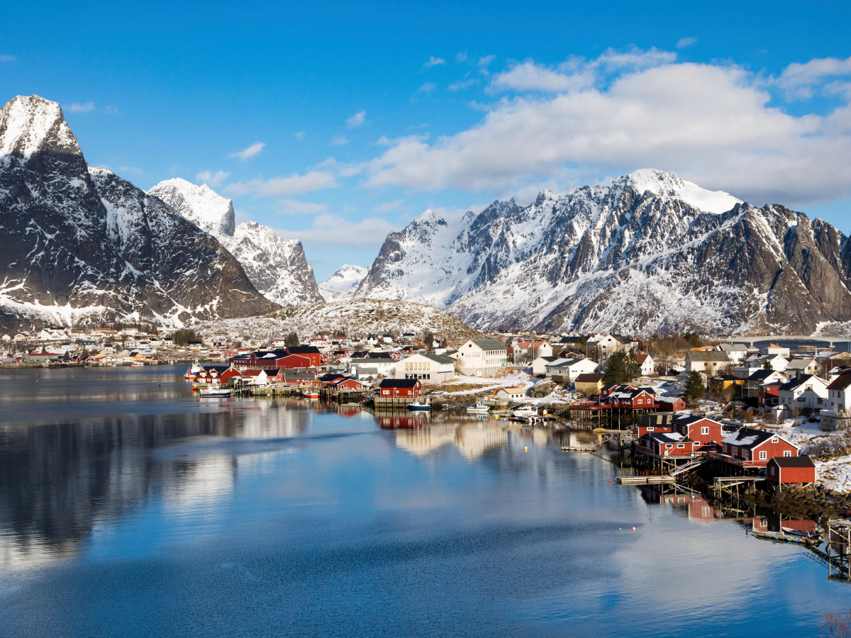 Ein Motiv aus dem Kalender Lofoten - Winterzauber