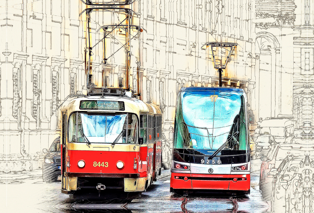 Straßenbahn in Prag, Tschechische Republik