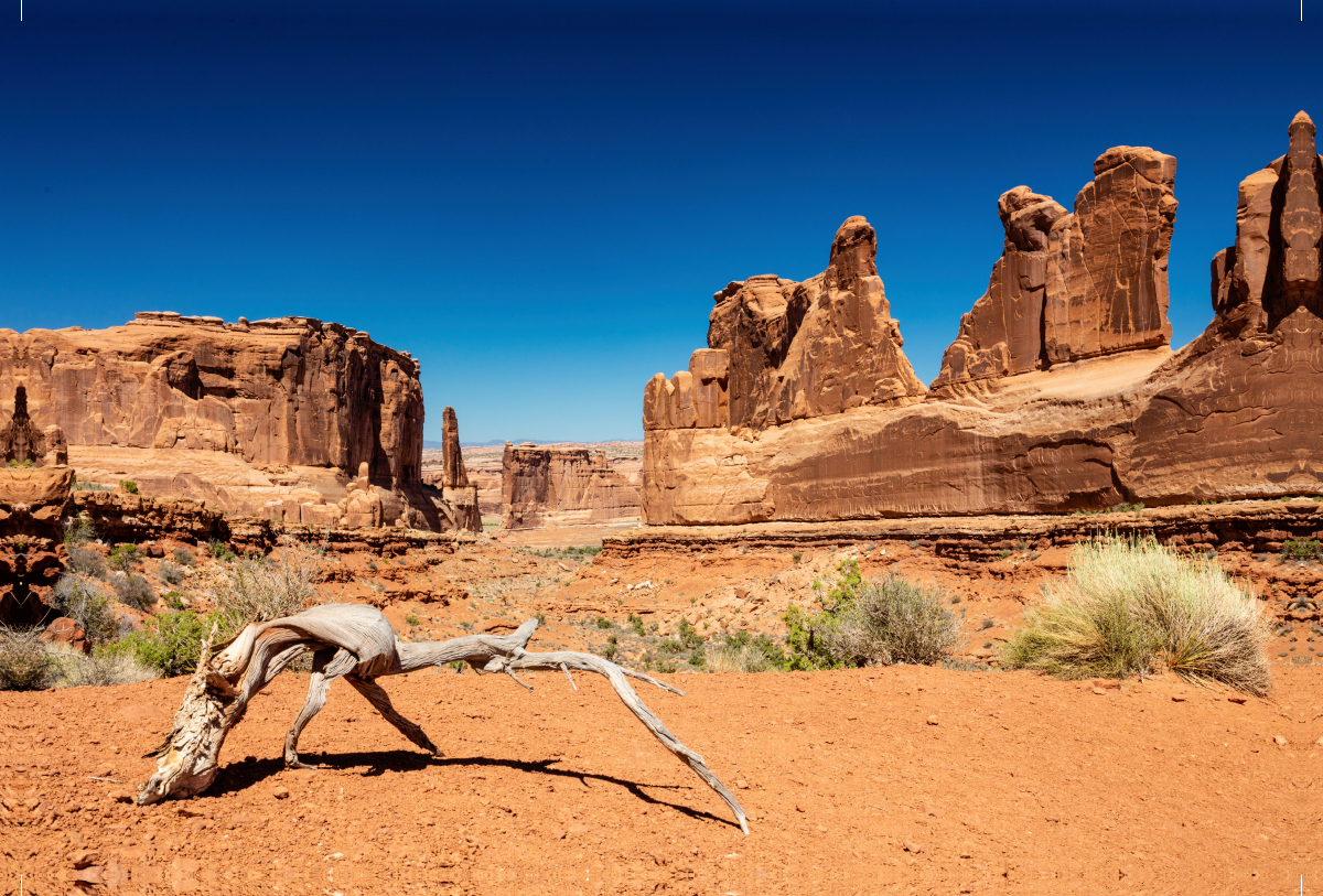 Park Avenue in Arches National Park