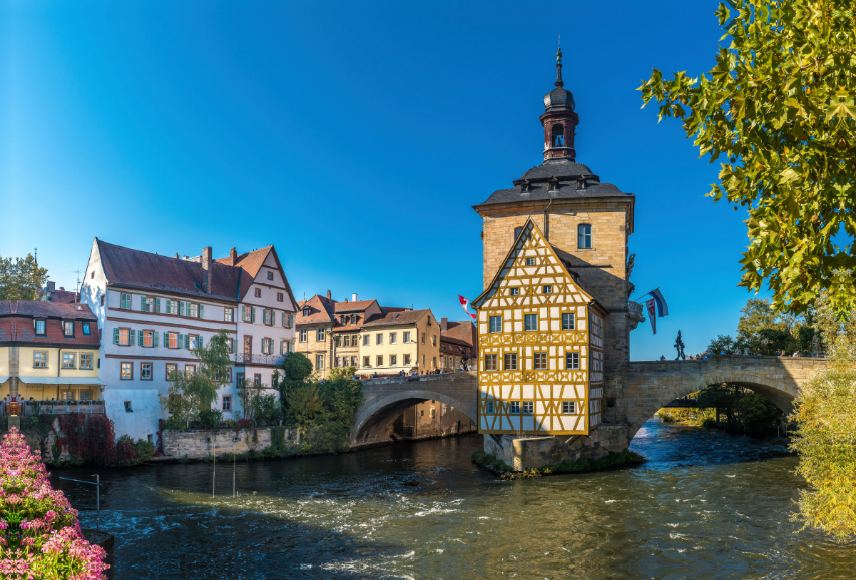 Altes Rathaus in Bamberg, Bayern, Deutschland