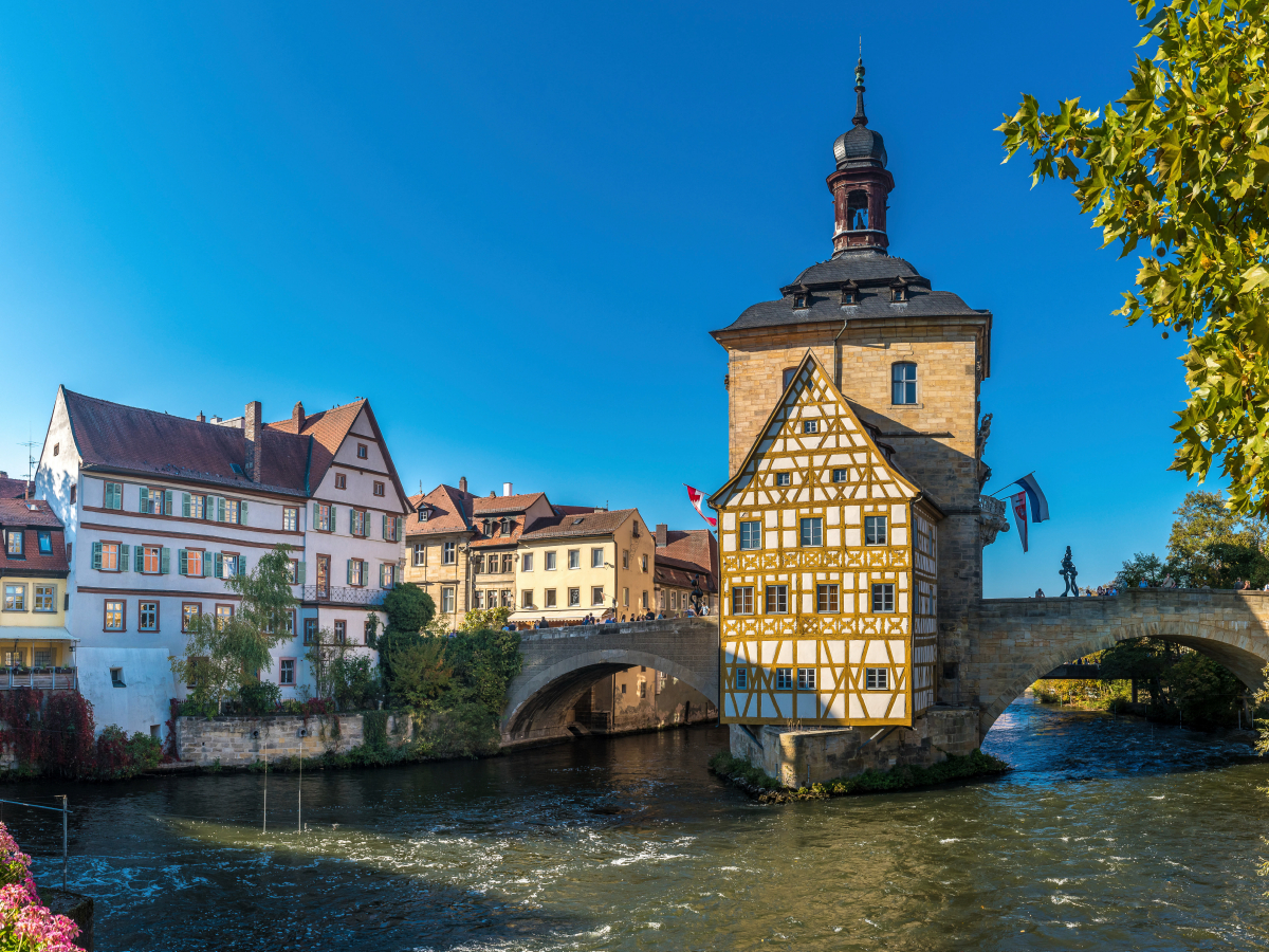 Altes Rathaus in Bamberg, Bayern, Deutschland