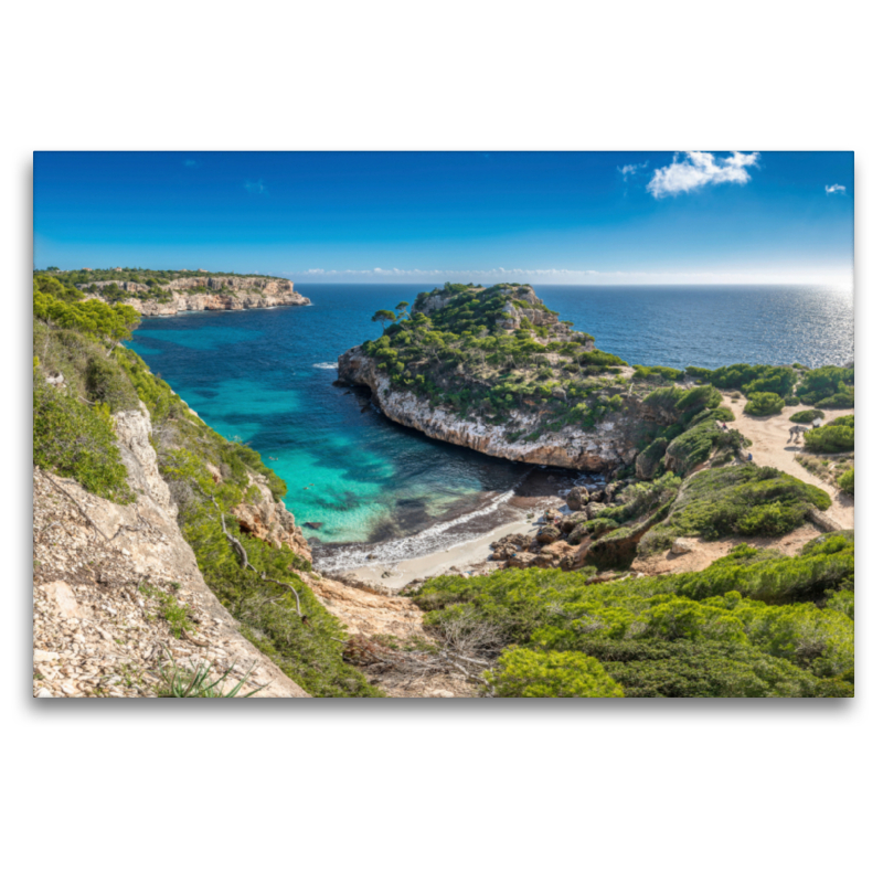 Bucht von Caló des Moro bei Santanyí, Mallorca, Spanien