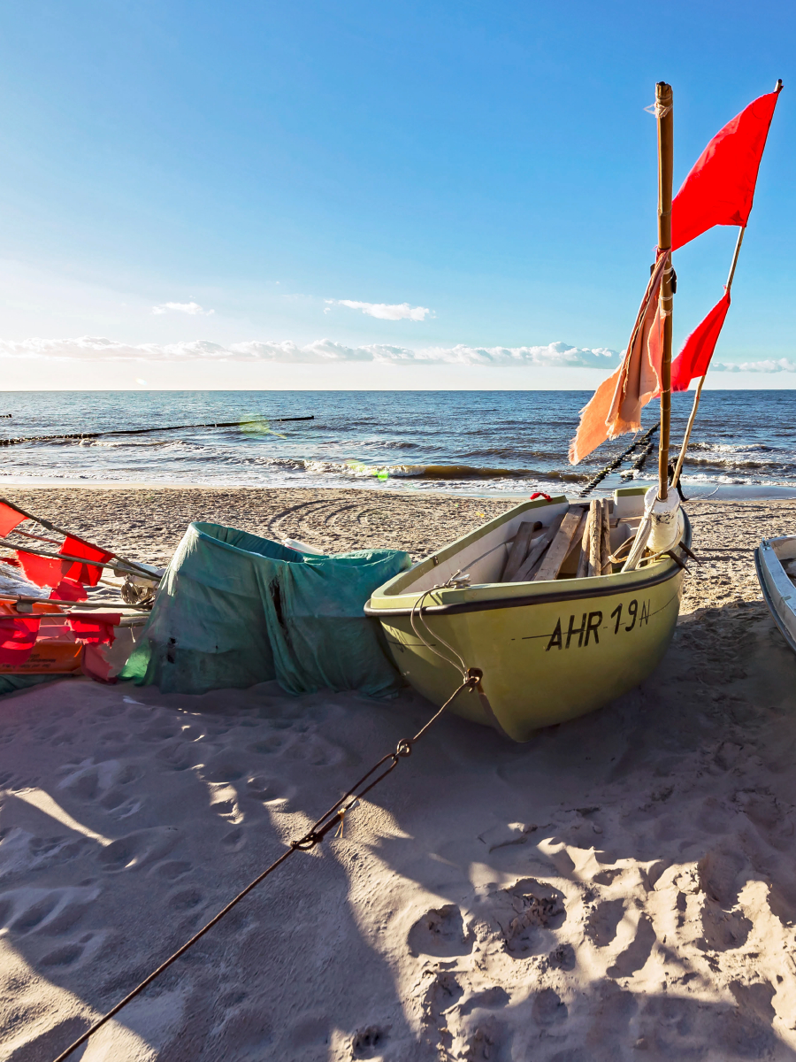 Strand bei Ahrenshoop an der Ostsee