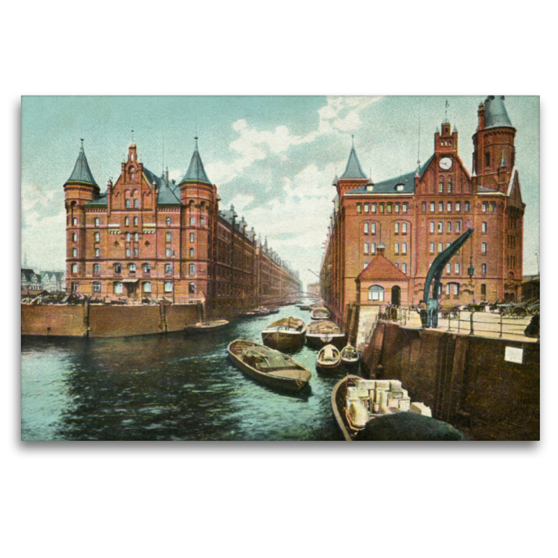 Ein Motiv aus dem Kalender Lebendiges Hamburg von 1888 bis 1918